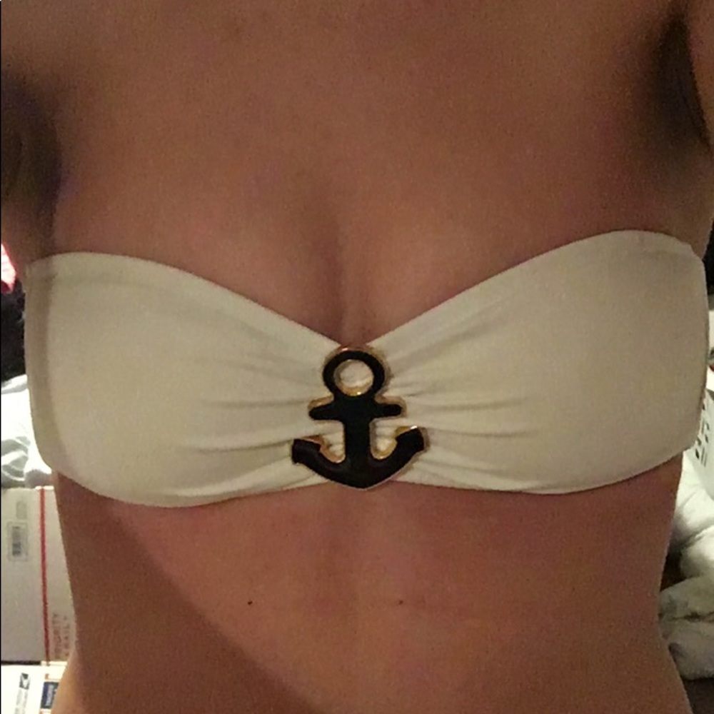 Victoria's Secret bathing suit top, White - Picture 3 of 3